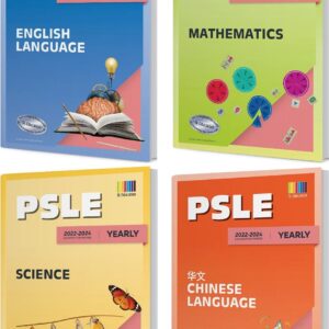 PSLE English/Math/Science/Chinese (Yearly) 2022-2024 Exam Questions - 4 Paperback Books